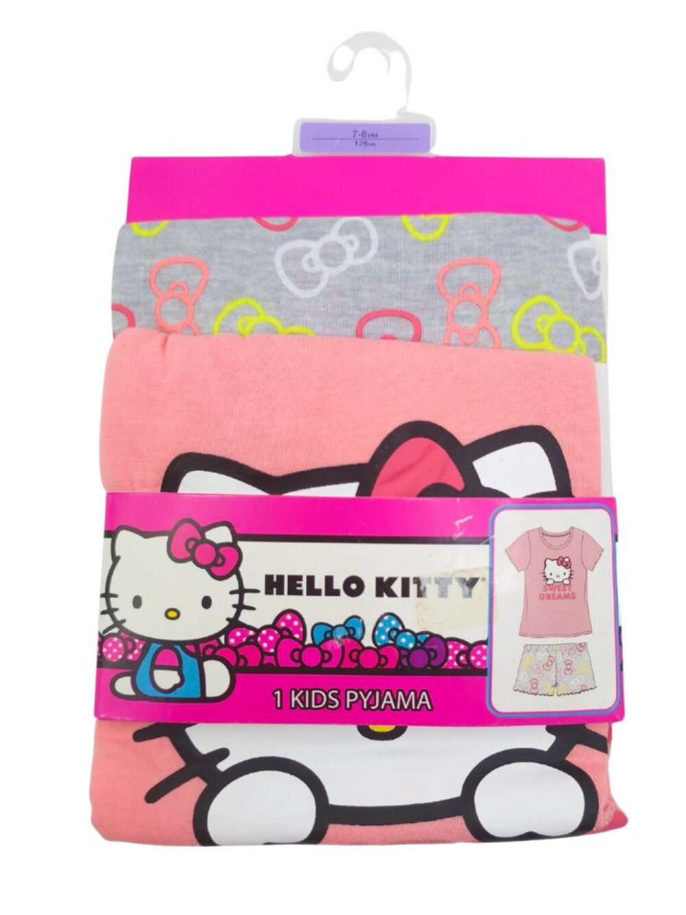 Primark x Sanrio Girls' Hello Kitty "Sweet Dreams" T-Shirt & Shorts Pyjama Set